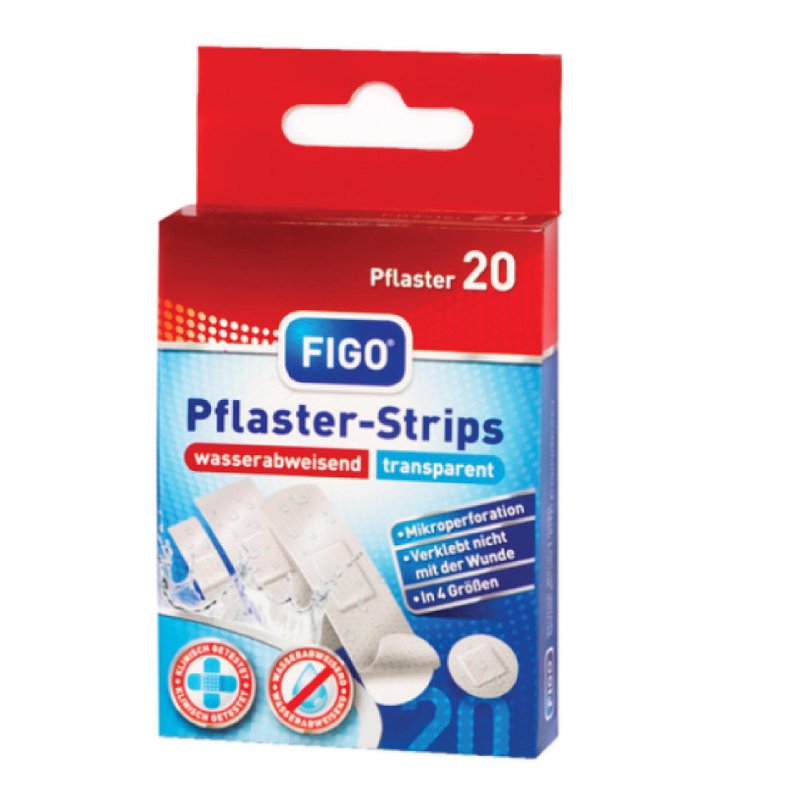 Flaster trake prozirne 20 kom FIGO