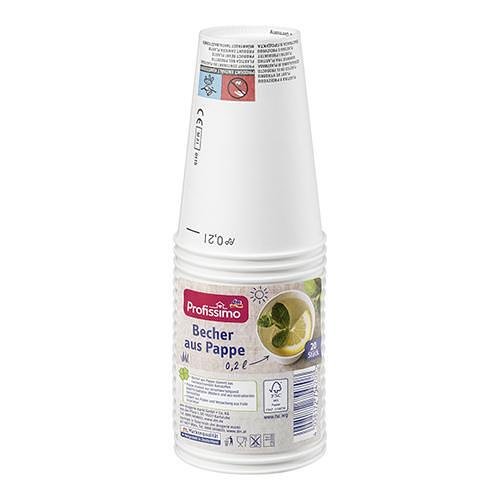 Profissimo čaše pap. 20 kom. 0,2L